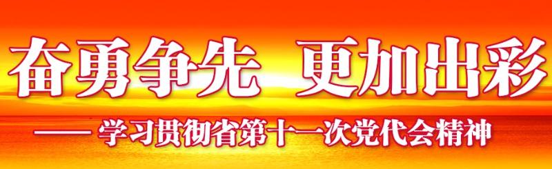 奮勇爭先，更加出彩——學(xué)習(xí)貫徹省第十一次黨代會精神